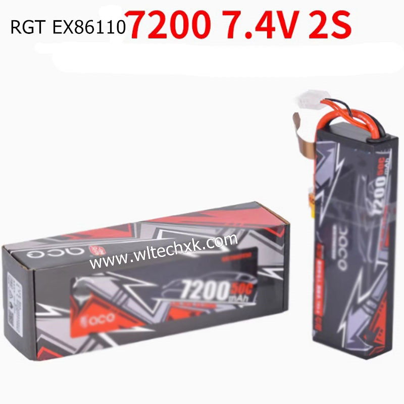 RGT EX86110 RC CAR Parts Grizzli 7200 2S Battery