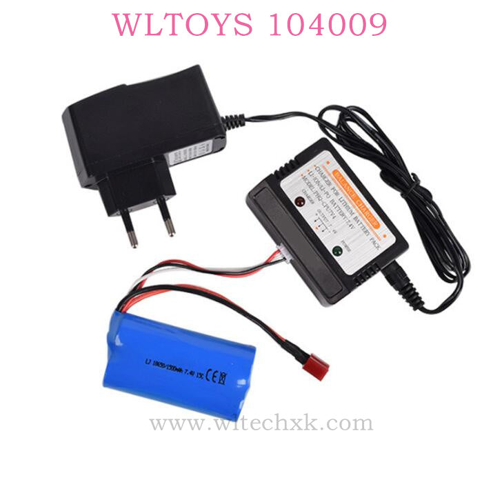 WLTOYS 104009 RC Car parts Battery and Charger Original