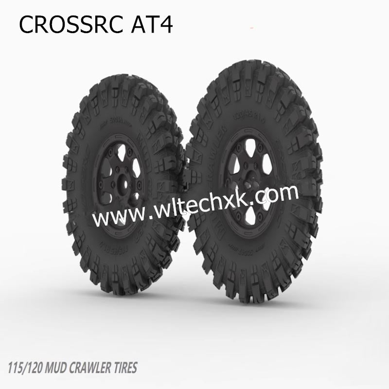 CROSSRC AT4 Parts Mud Tires 1 Set of 4