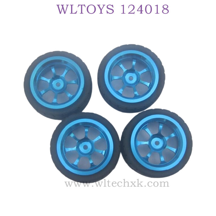 WLTOYS 124018 RC Car Upgrade parts Wheel Metal Hub blue