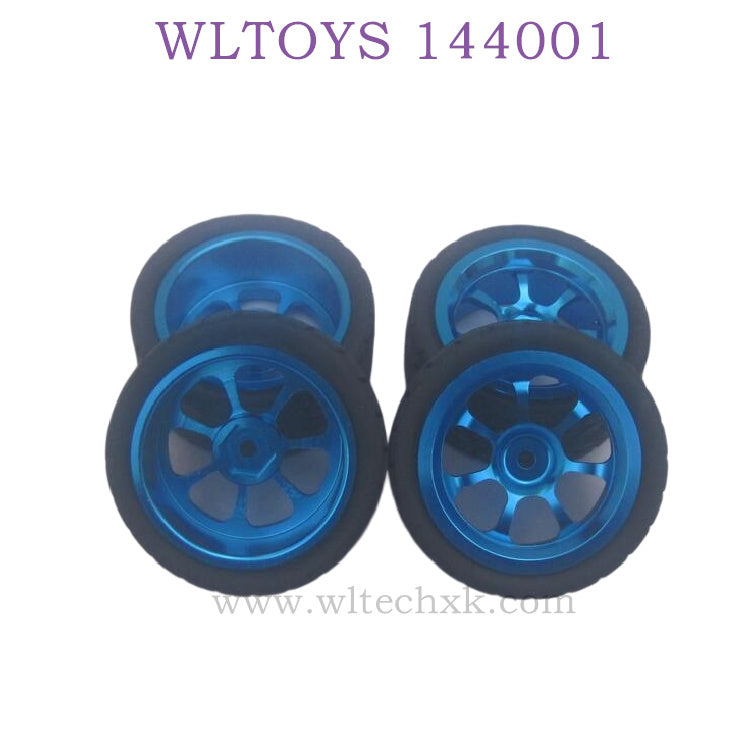 WLTOYS 144001 1/14 RC Car Upgrade parts Wheel Metal Hub blue