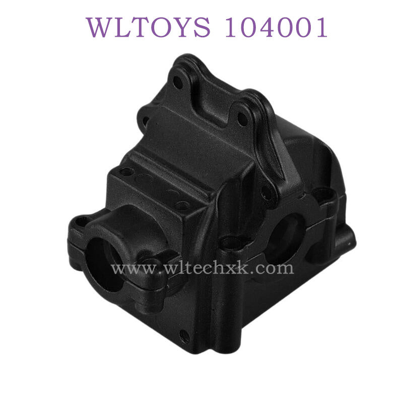 Upgrade parts of WLTOYS 124016 RC Car Metal Gearbox black