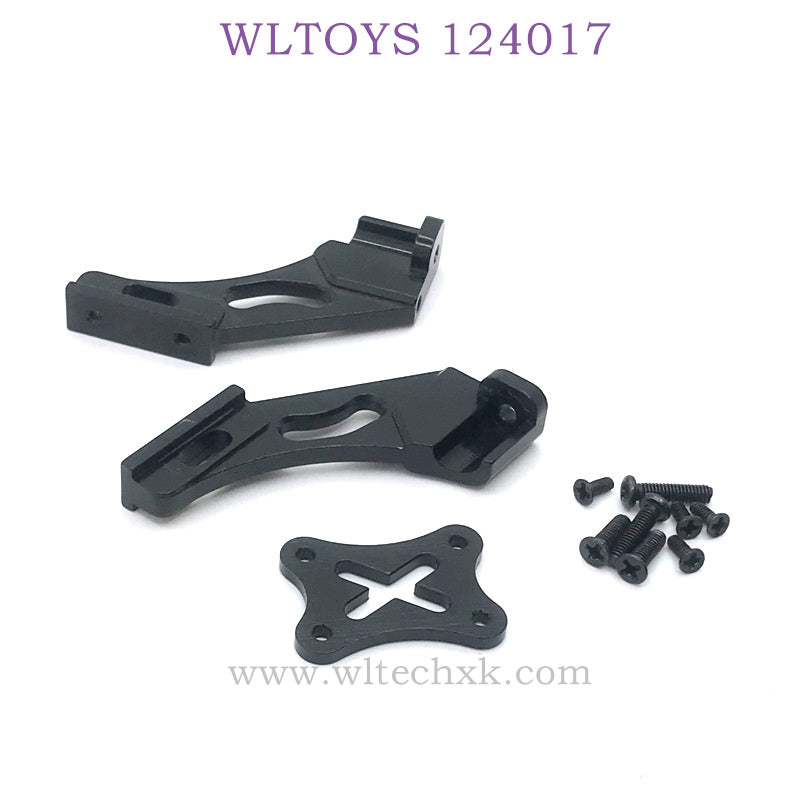 Upgrade Part of WLTOYS 124017 RC Car Tail Support Frame black