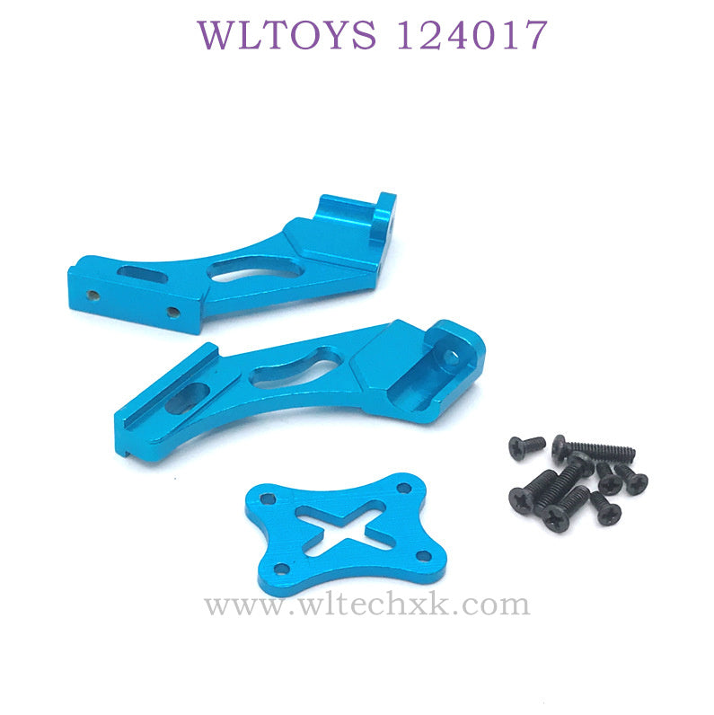 Upgrade Part of WLTOYS 124017 RC Car Tail Support Frame blue