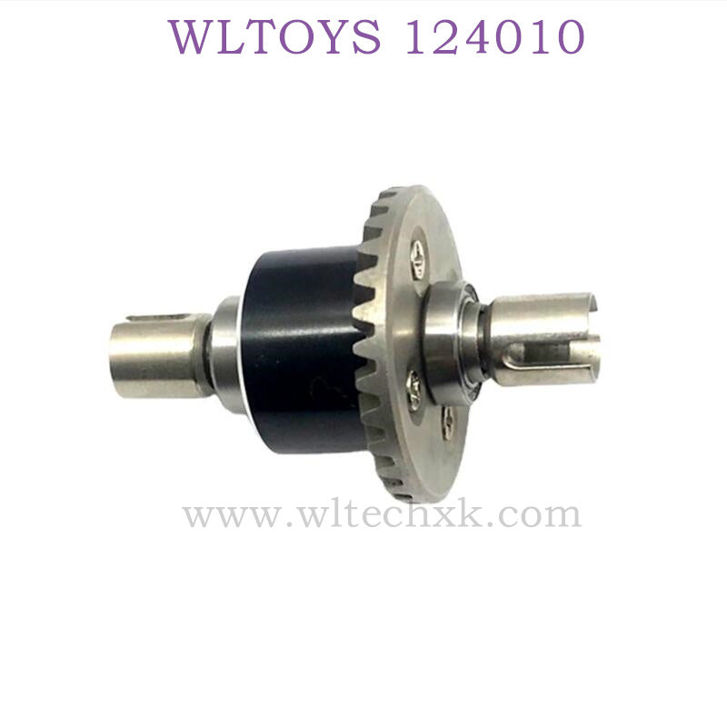 WLTOYS 124010 1/12 RC Car Upgrade part Metal Front and Rear Differential Gear kit