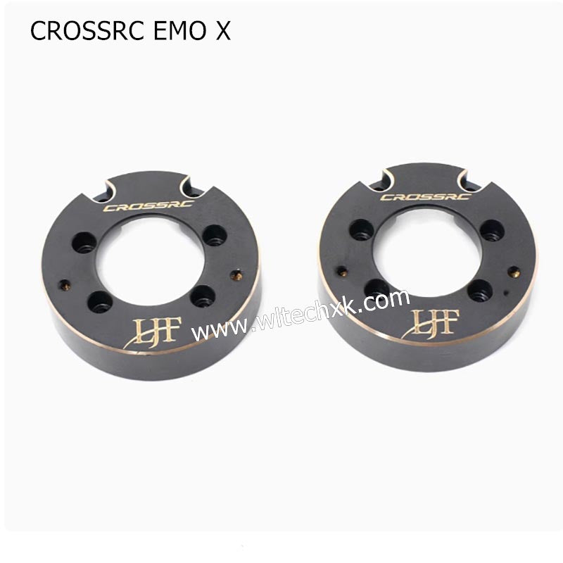 CROSSRC EMO X Parts Black Gold Counterweight One Pair