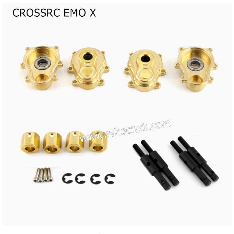CROSSRC EMO X Parts Thick Output Shaft + Bridge Cover Set-1