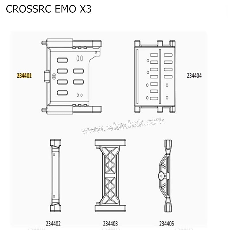 CROSSRC EMO X3 Parts Cross Beam Accessory Bag CS-97401204