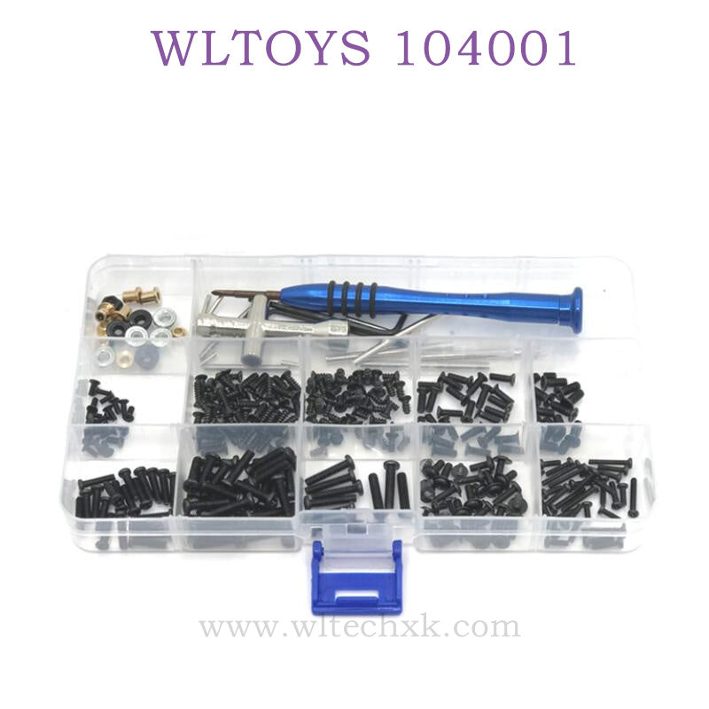 Upgrade parts of WLTOYS 124016 RC Car Screw Bag