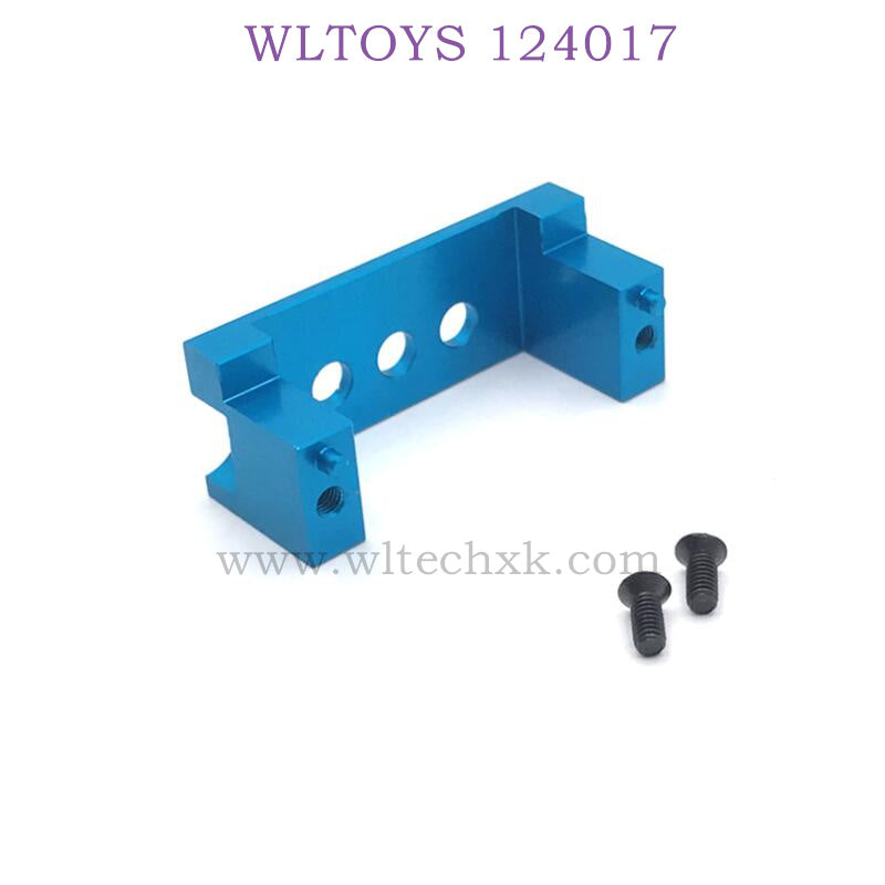 Upgrade Part of WLTOYS 124017 RC Car Servo Holder blue