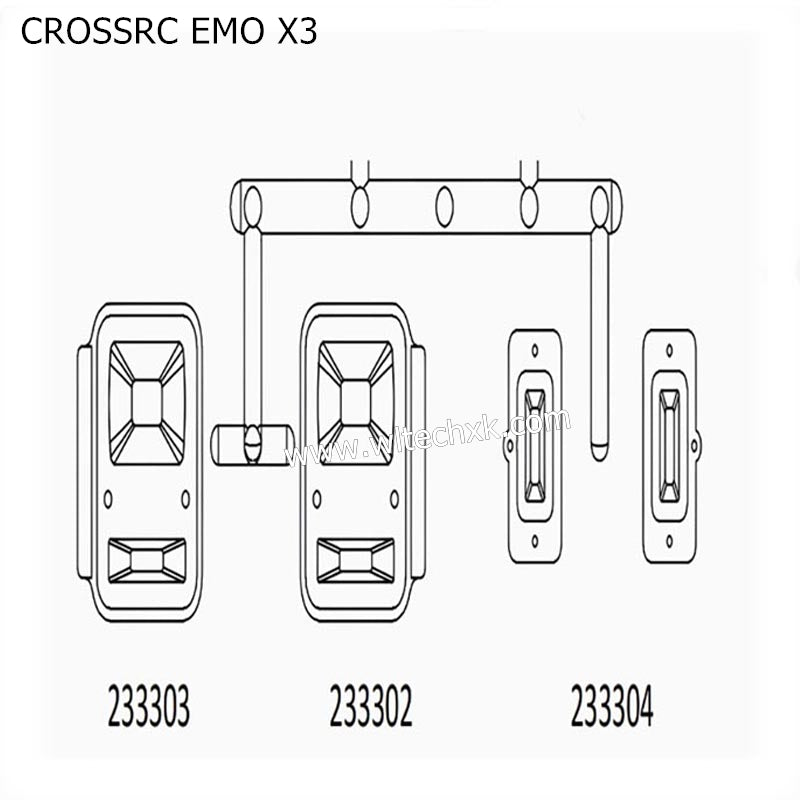 CROSSRC EMO X3 Parts Light Cup CS-97401199