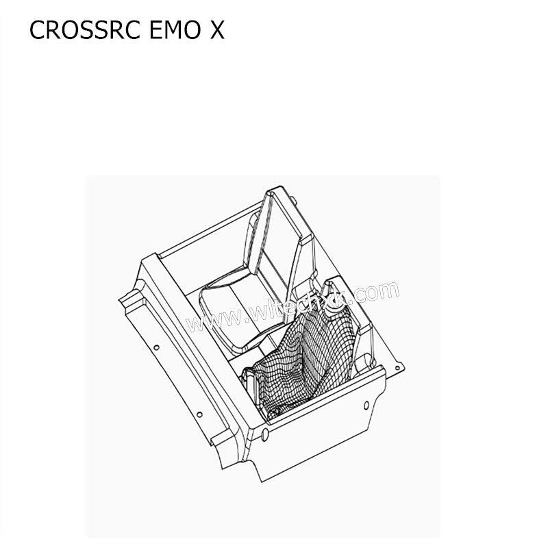 CROSSRC EMO X Parts Interior Kit (transparent) CS-97401185-1