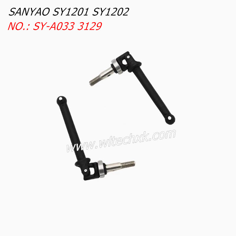 SANYAO SY1201 SY1202 Parts Front Universal Joint Assembly 2PCS