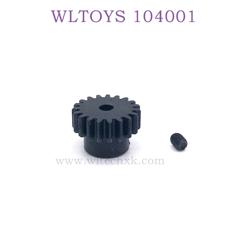 Upgrade parts of WLTOYS 124016 RC Car 19T Motor Gear with MINI Screw