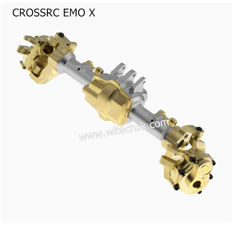 CROSSRC EMO X Parts Silver Rear Axle Housing Assembly