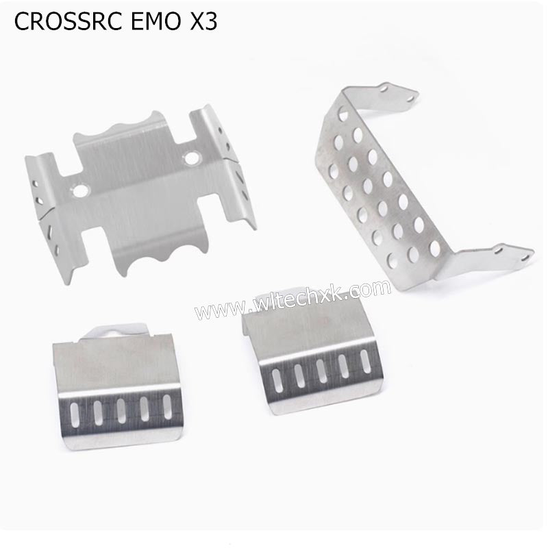 CROSSRC EMO X3 Parts Stainless Steel Armor Plate-2