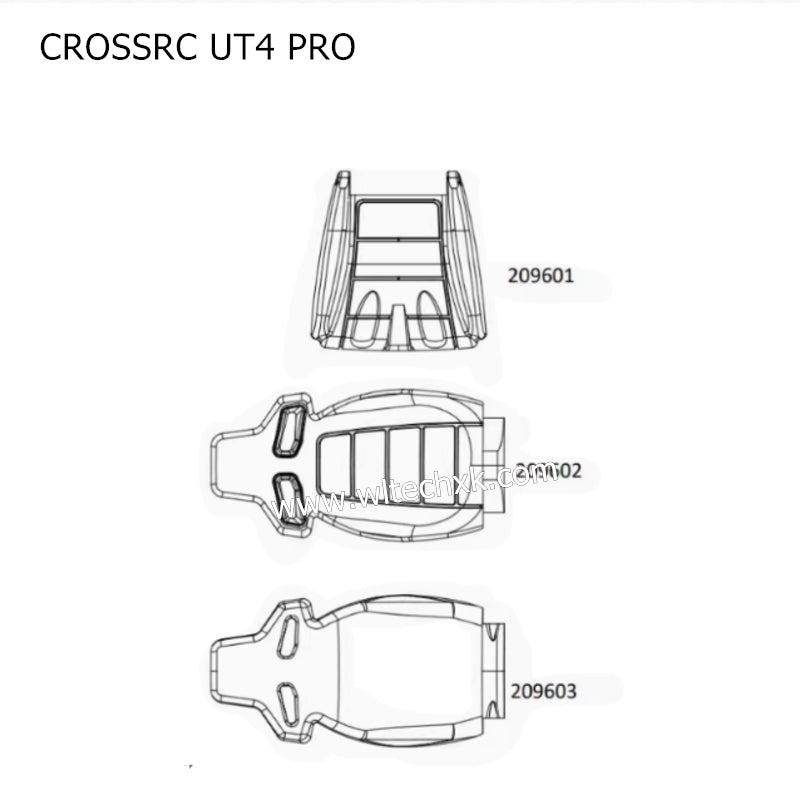 CROSSRC UT4 PRO Parts Simulation Seat CS-97400821