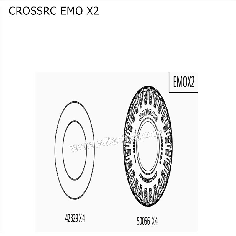 CROSSRC EMO X2 Parts Tire 50056 42329 CS-97401143-1