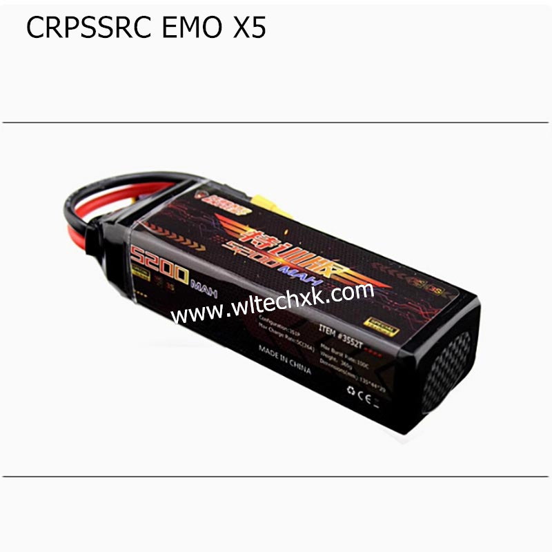 CROSSRC EMO X5 Parts Leopard 3S 5200 Battery
