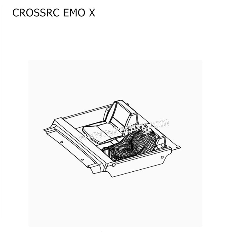 CROSSRC EMO X Parts Silver Shell Assembly CS-97401242-2
