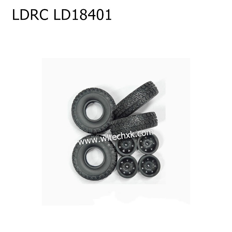 LDRC LD18401 RC CAR Original Parts Black Tire