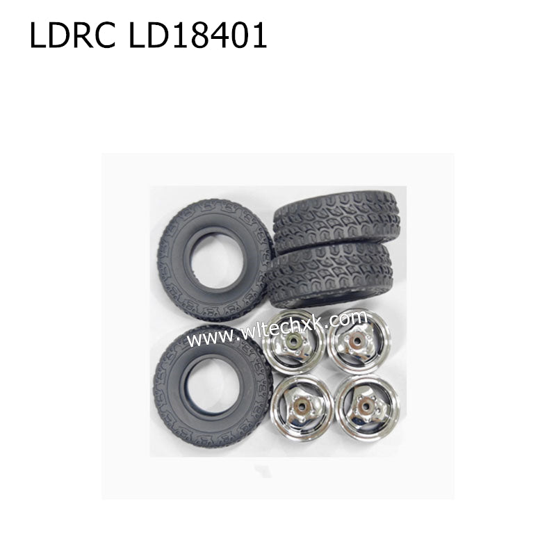 LDRC LD18401 RC CAR Original Parts Tire silver