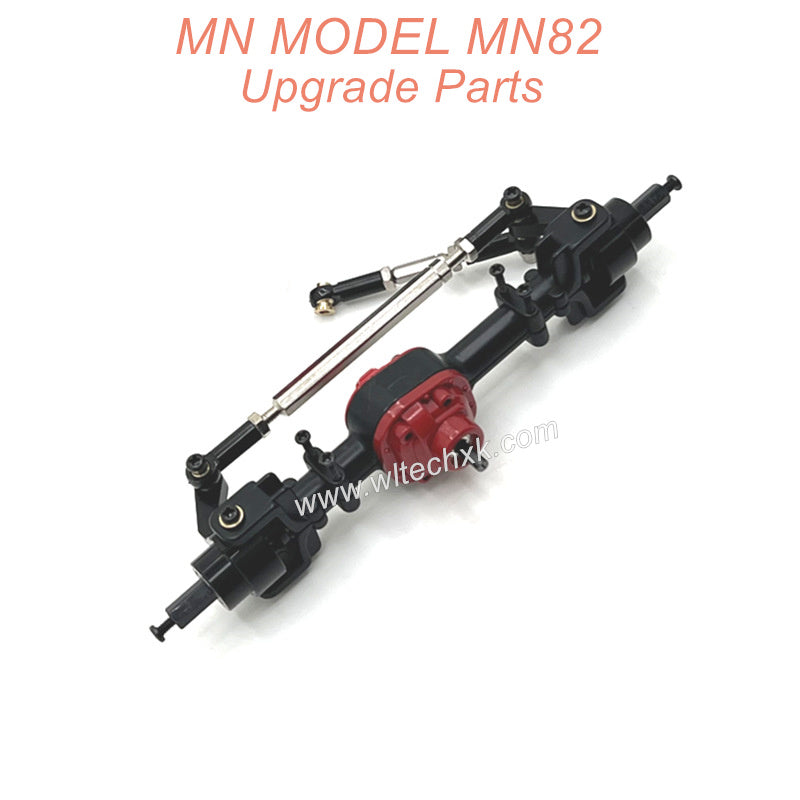 5-MN MODEL MN82 LC79 MN78 RC CAR Upgrade Parts Front Axle Assembly Black