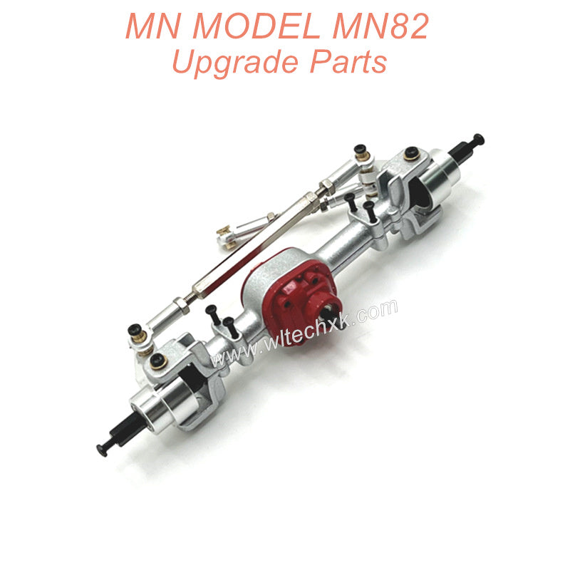 5-MN MODEL MN82 LC79 MN78 RC CAR Upgrade Parts Front Axle Assembly Silver
