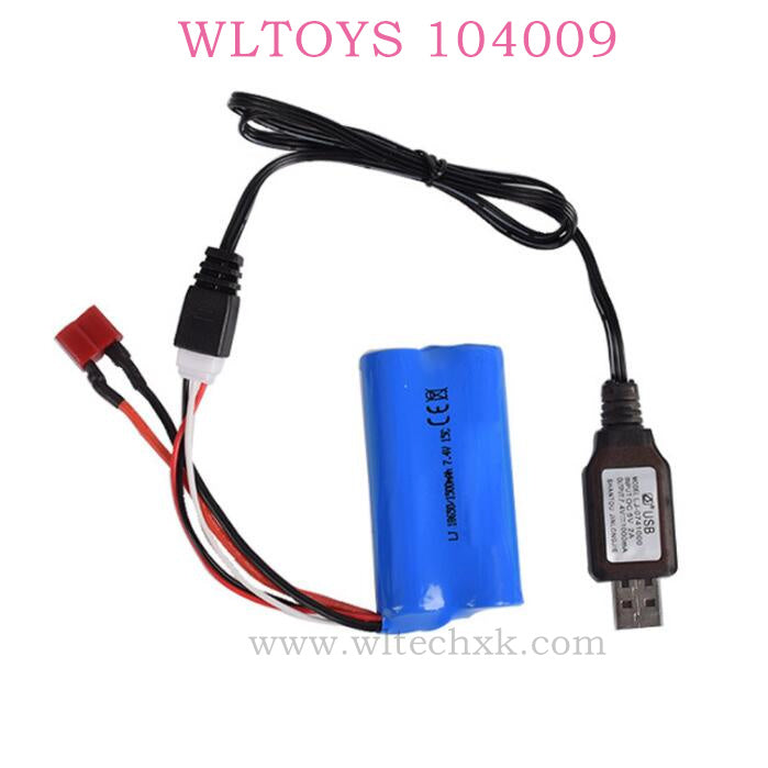 WLTOYS 104009 RC Car parts Battery and Charger Original