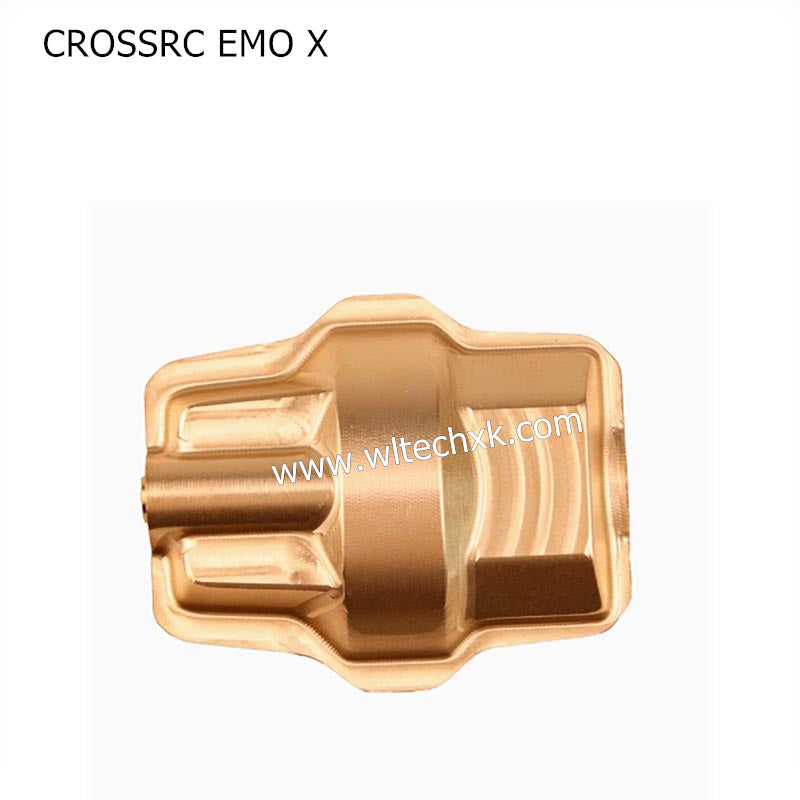 CROSSRC EMO X Parts Front and Rear Axle Bridge Cover Upgrade Brass Metal Bridge Cover-1
