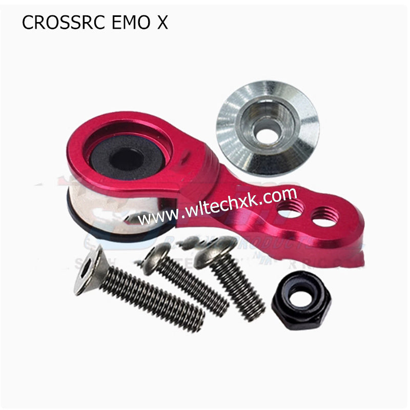 CROSSRC EMO X Parts Aluminum Alloy Spring Unloading 25T Servo Arm (Small) RED