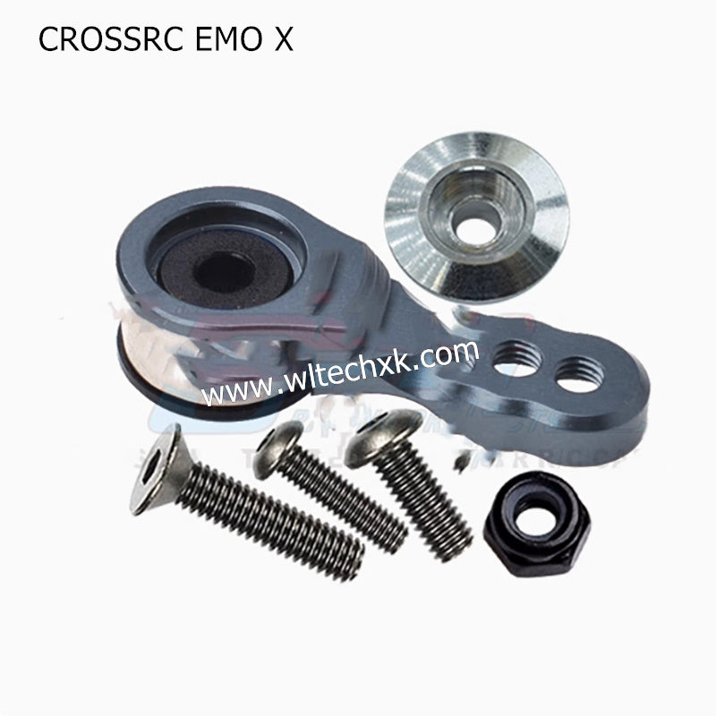CROSSRC EMO X Parts Aluminum Alloy Spring Unloading 25T Servo Arm (Small) GRAY