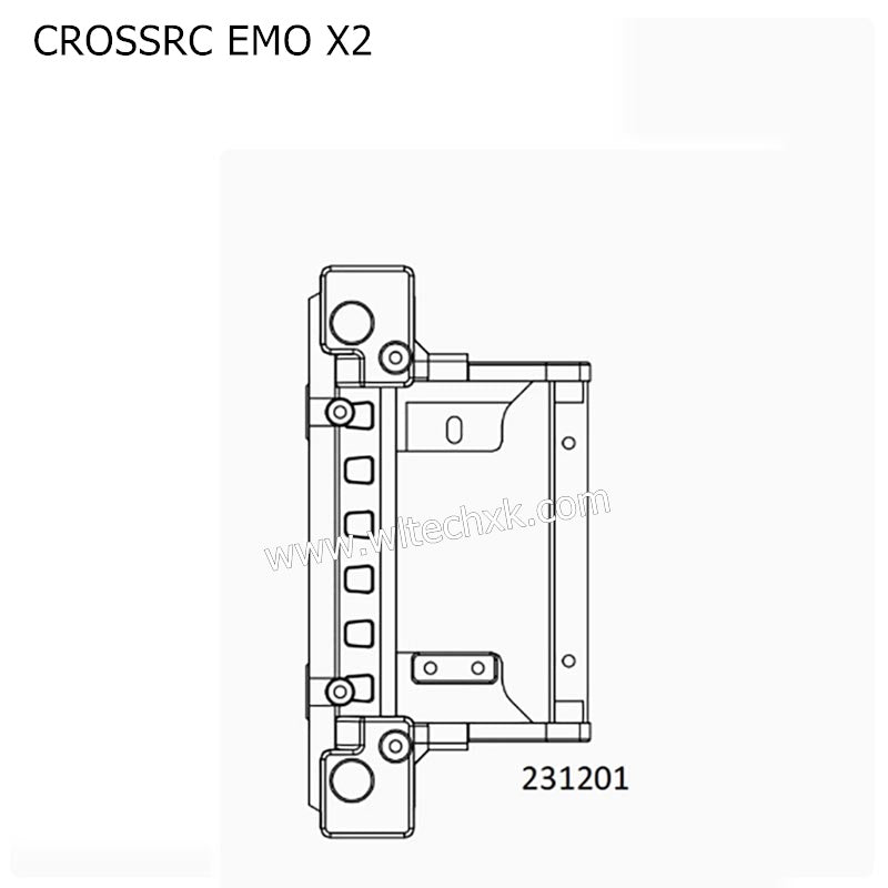 CROSSRC EMO X2 Parts Crossbeam Bracket CS-97401144-2