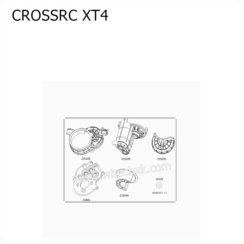 CROSSRC XT4 Parts Transmission Housing CS-97400846-2