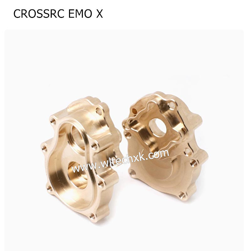 CROSSRC EMO X Parts Modified and Upgraded Brass Accessories Front Aaxle Steering Cup-1
