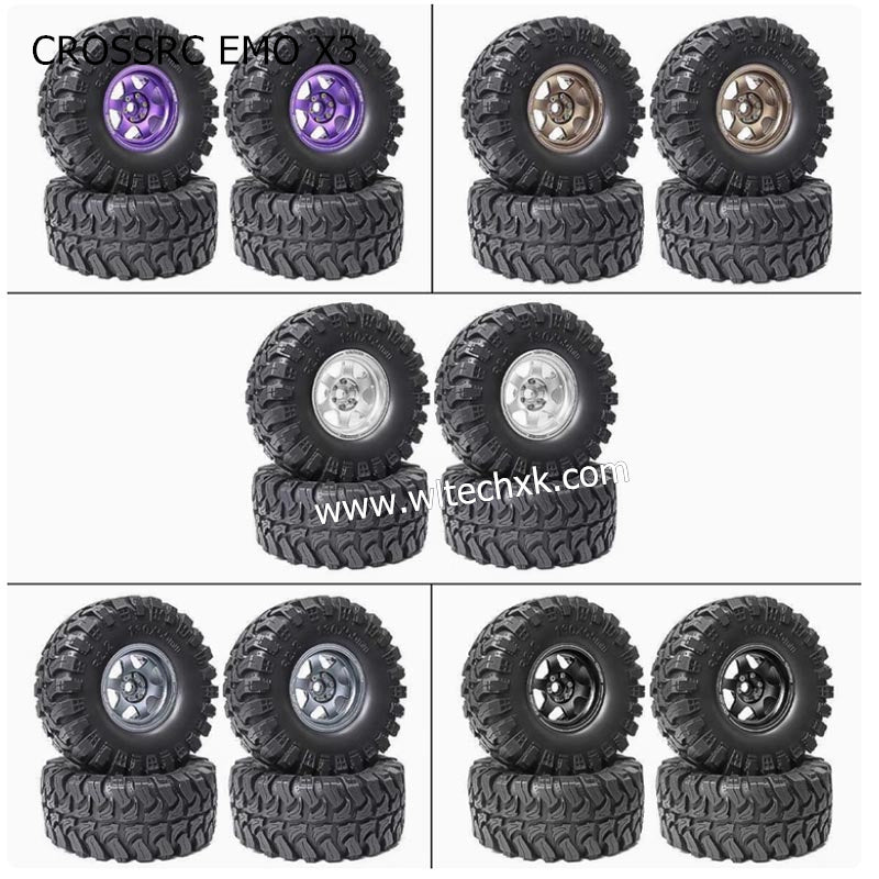 CROSSRC EMO X3 Parts 2.2 inch ET37 Wheel Boot Tire-1