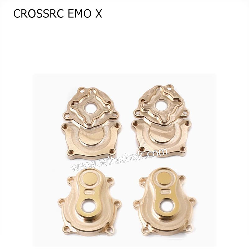 CROSSRC EMO X Parts Modified and Upgraded Brass Accessories Rear Axle Seat Bearing Seat-1