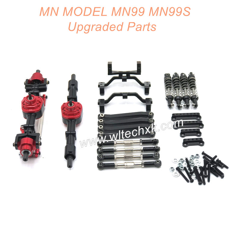 6-MN-MODEL-MN99-MN99S-Upgrade-Parts-Metal-Parts-kit-Black-1