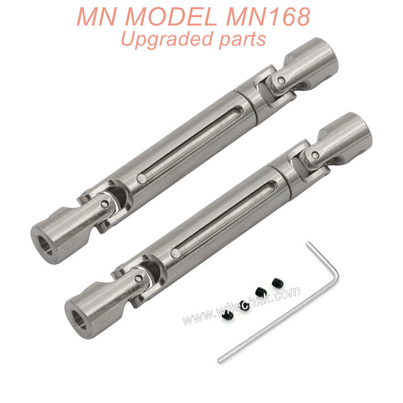 6-MN-Model-MN168-Upgrade-Metal-Drive-Shaft-Silver-2PCS