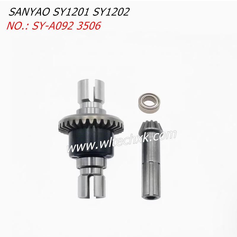SANYAO SY1201 SY1202 Parts Rear Metal Differential SY-A092 3506