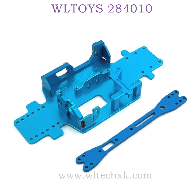 Upgrade parts of WLTOYS 284010 RC Car Bottom Plate kit blue