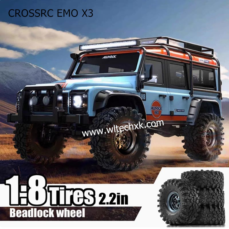 CROSSRC EMO X3 Parts 2.2 inch Tire R211-2