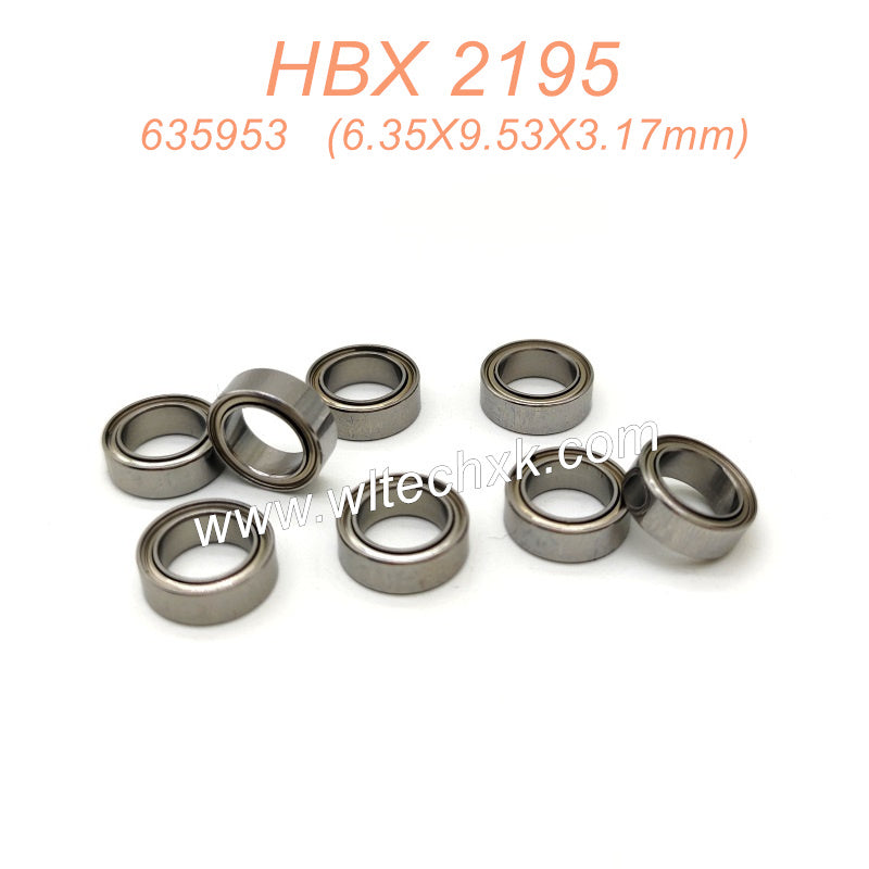 635953 Ball Bearings (6.35X9.53X3.17mm) Parts For HBX 2195 RC Car
