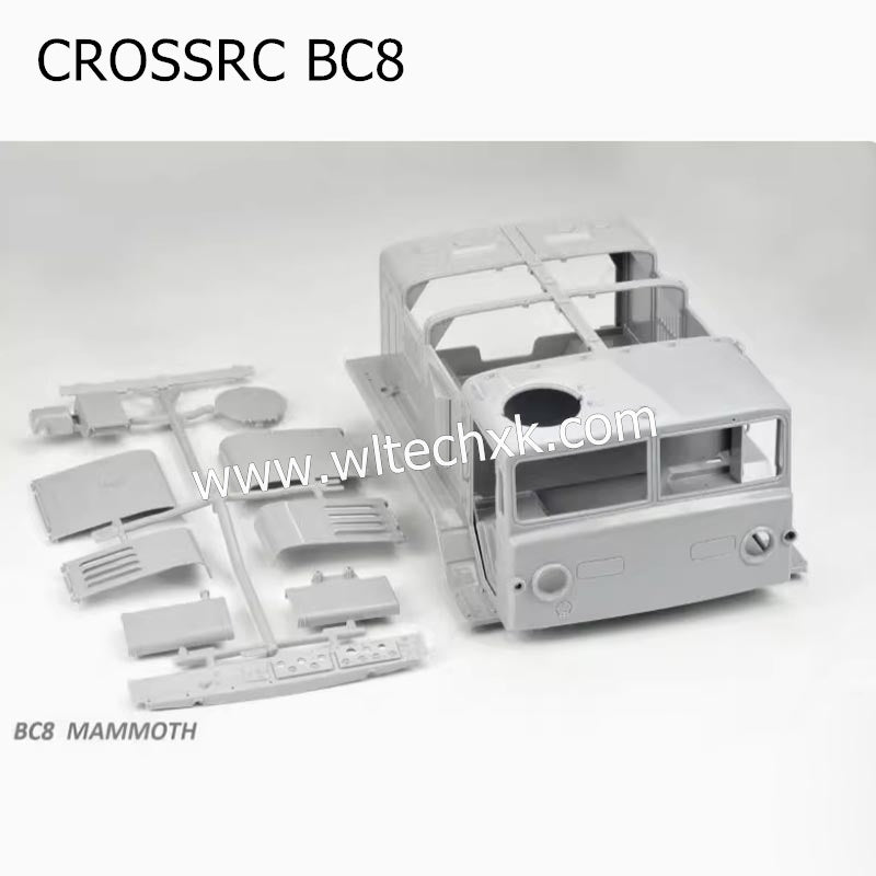 CROSSRC BC8 Parts Front Body Shell Kit Front Compartment Cover Parts-1