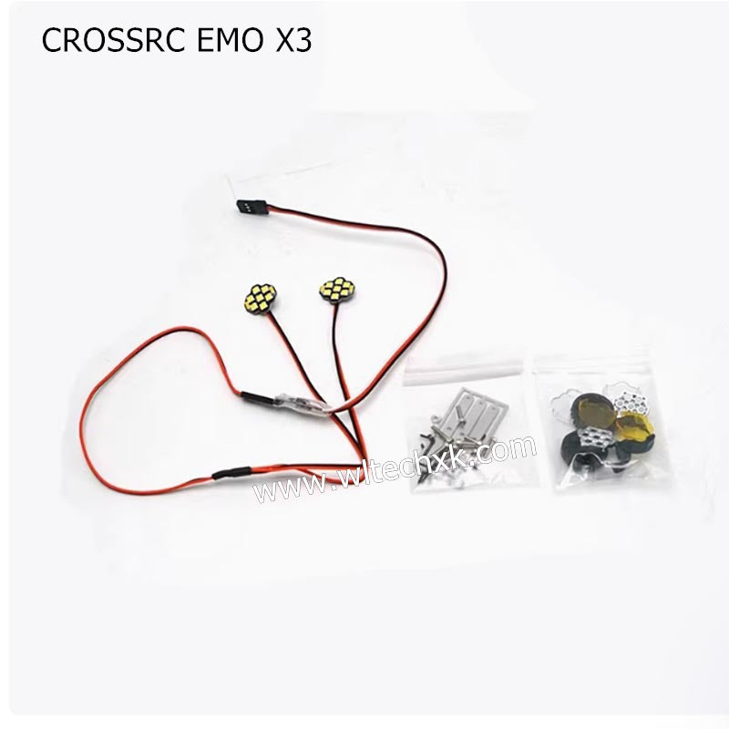 CROSSRC EMO X3 Parts 6V Spotlight Simulated Modified Headlight-1