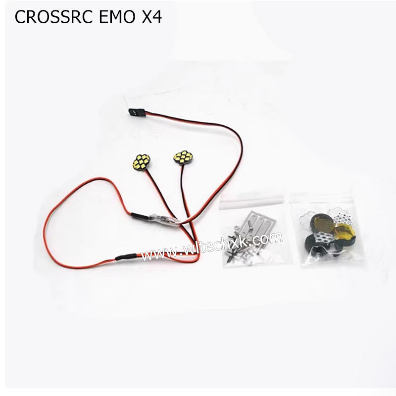 CROSSRC EMO X4 Parts 6V Spotlight Simulated Modified Headlight-1