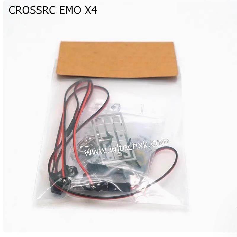 CROSSRC EMO X4 Parts 6V Spotlight Simulated Modified Headlight-2