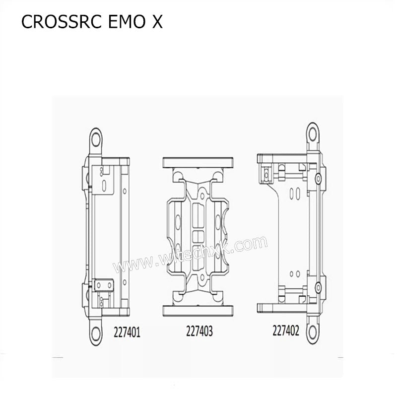 CROSSRC EMO X Parts Frame Crossbeam (II) CS-97401115-2