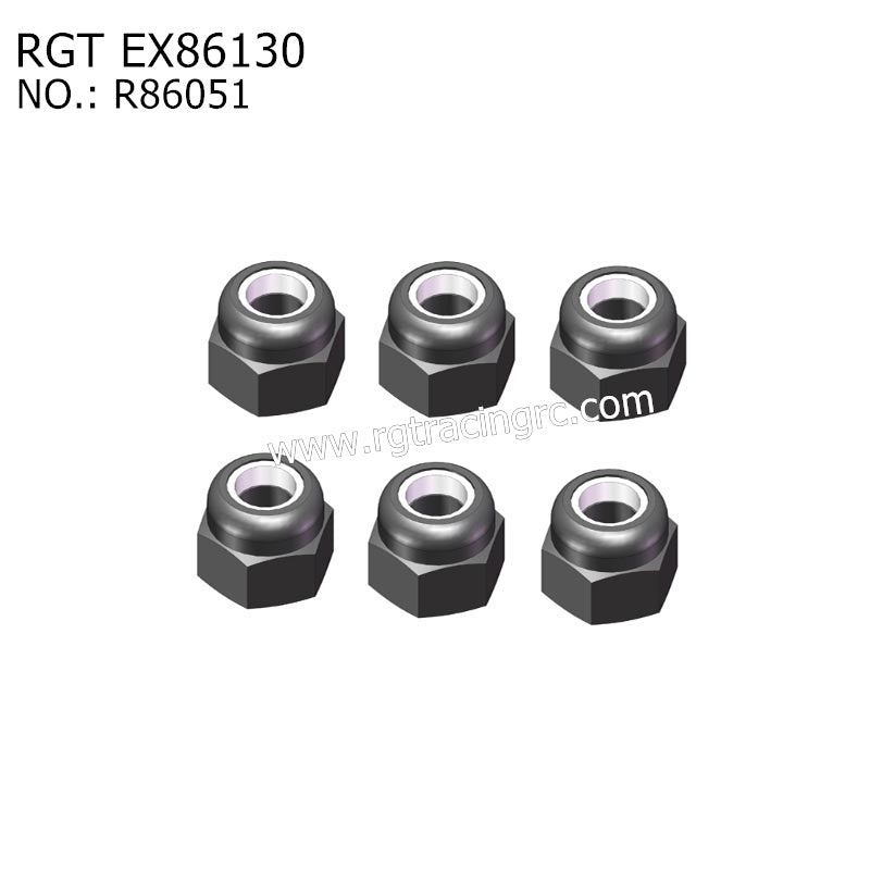 RGT EX86130 Original Parts Nylon Nut M3 R86051