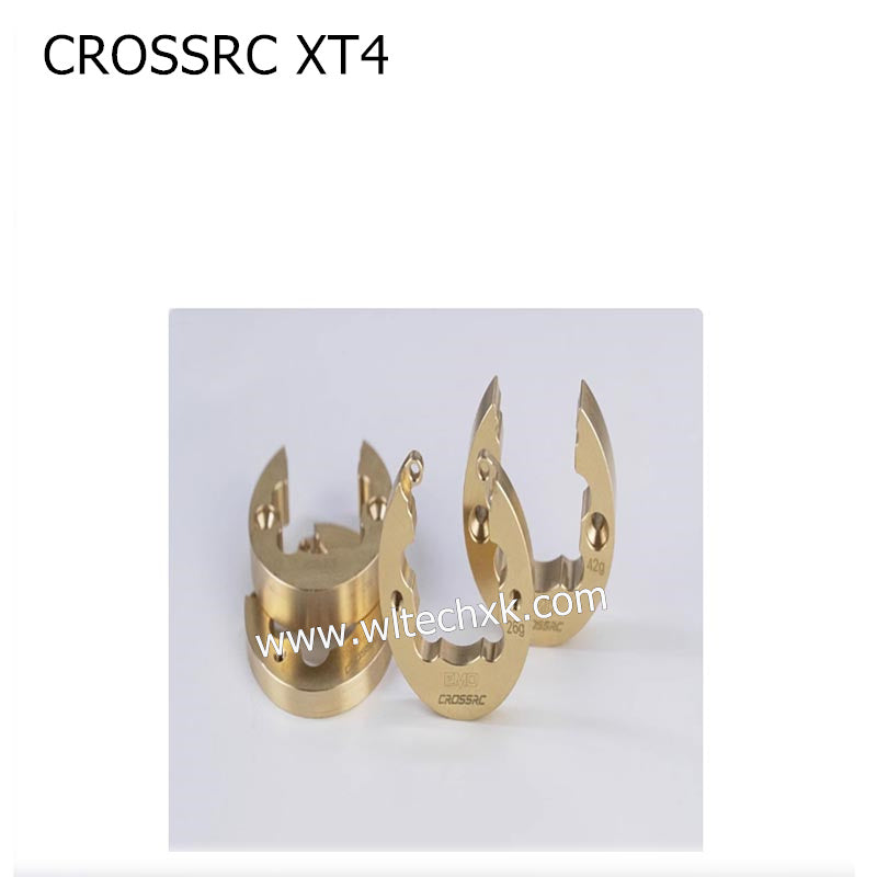 CROSSRC XT4 Parts CNC Copper Wheel Rim Counterweight CS-97400974-1